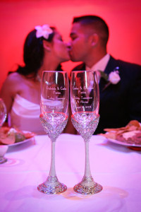 Bride_groom_kiss_reception_Lovelight_photo